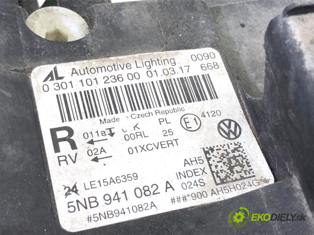 VW TIGUAN SUV 2017 110 kW 2.0 TDI 4motion 1968 Svetlomet pravy predný LED 5NB941082A