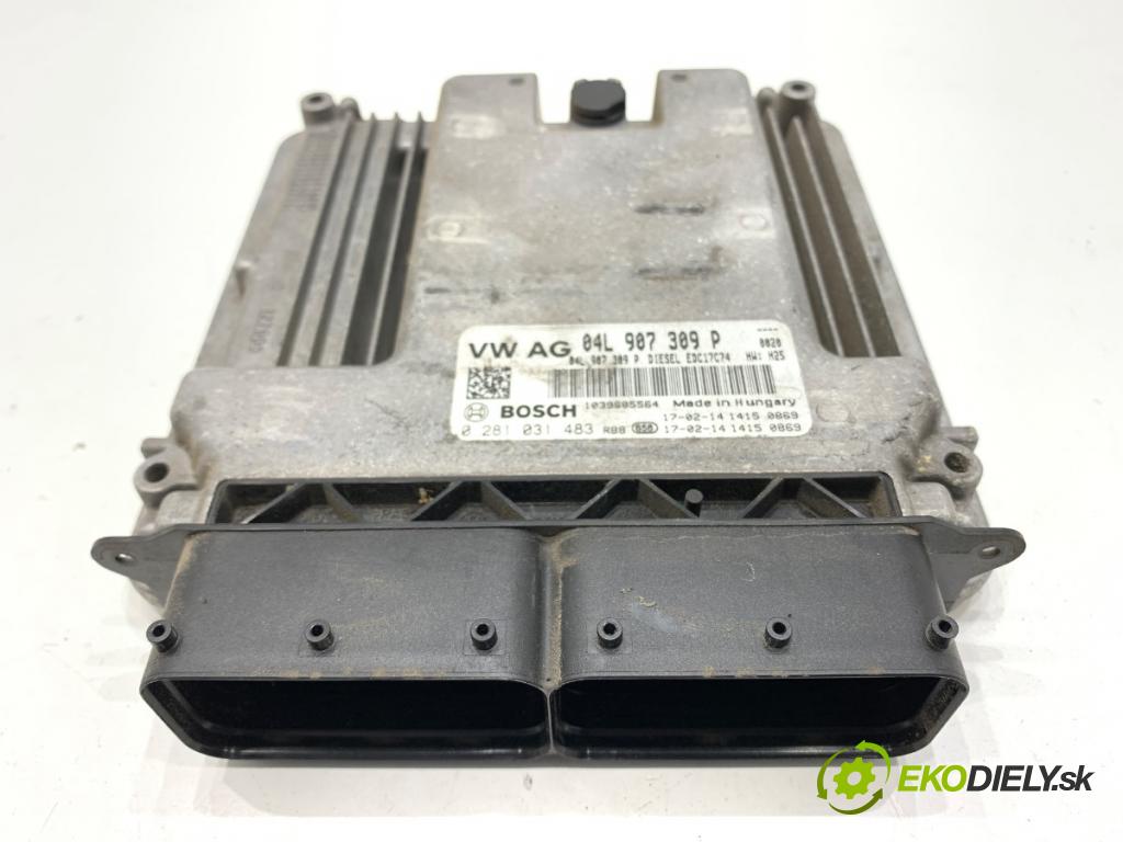 VW TIGUAN SUV 2017 110 kW 2.0 TDI 4motion 1968 riadiaca jednotka Motor 04L907309P 0281031483 (Riadiaca jednotka)