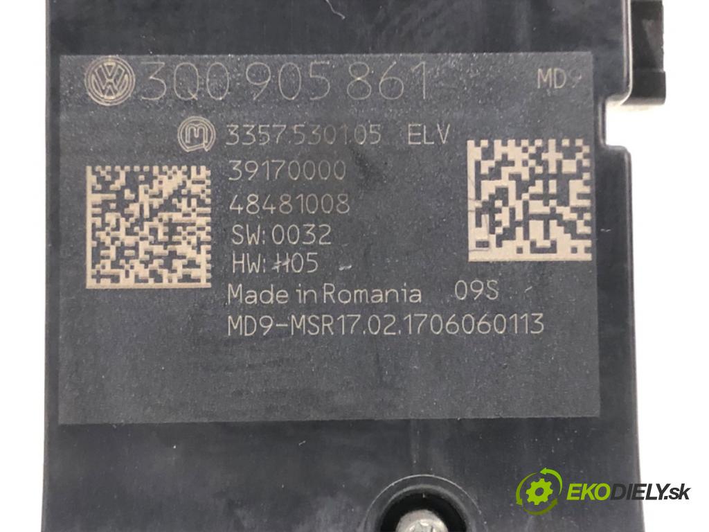 VW TIGUAN SUV 2017 110 kW 2.0 TDI 4motion 1968 blokáda volantu 3Q0905861 (Riadenie ostatné)