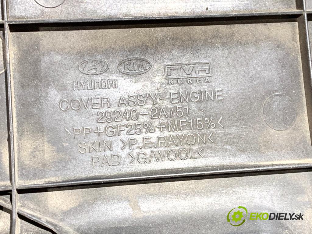 KIA SPORTAGE III SUV 2010 85 kW 1.7 CRDi 1685 Kryt Motor 29240-2A751 (Kryt motora)