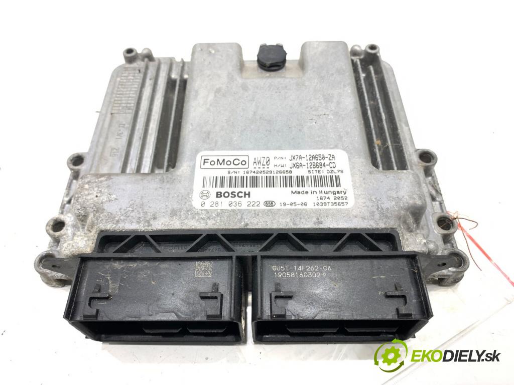 FORD FOCUS IV liftback 2019 88 kW 1.5 EcoBlue 1499 riadiaca jednotka Motor JX7A-12A650-ZA 0281036222 (Riadiaca jednotka)