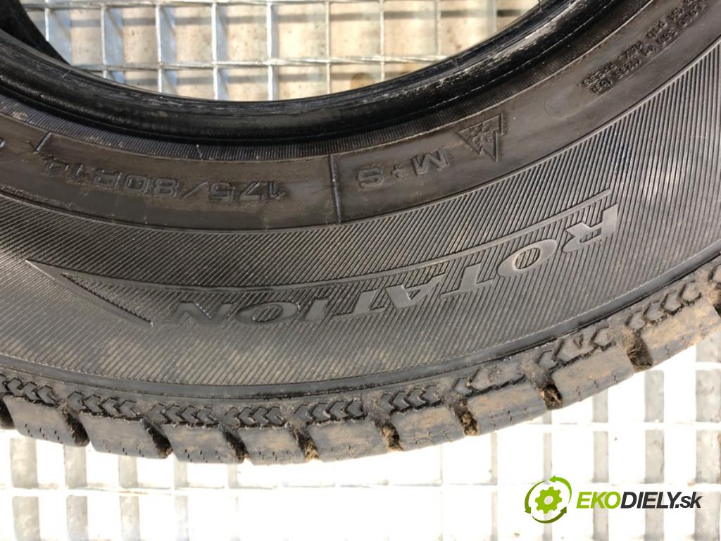 --- --- PNEUMATIKY: zima 2X 175/80 14" DEBICA