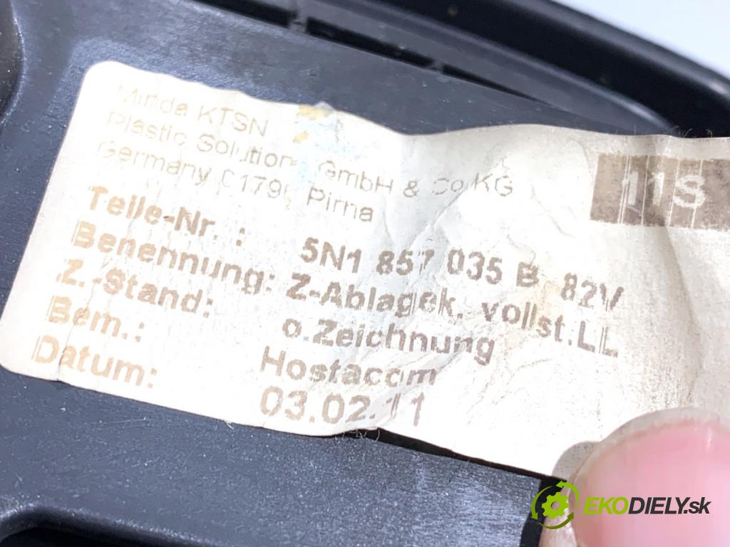 VW TIGUAN SUV 2011 100 kW 2.0 TDI 4motion 1968 Priehradka, kastlík spolujazdca 5N1857035B (Priehradka (kastlík))