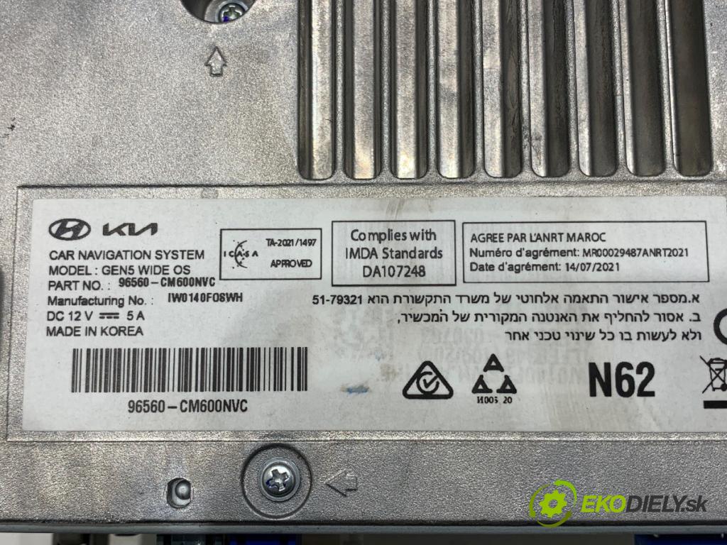 HYUNDAI KONA SUV 2021 77 kW 1.6 GDi Hybrid 1580 RADIO 96560-CM600 (Audio zariadenie)