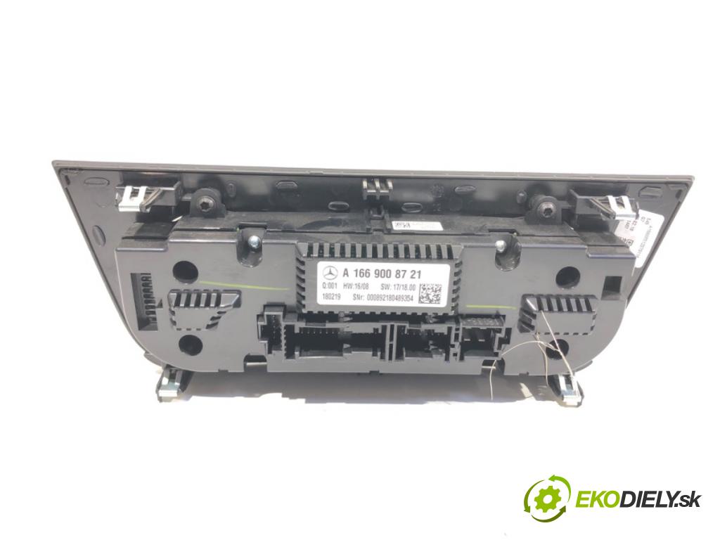 MERCEDES-BENZ GLE SUV 2018 190 kW 350 d 4-matic (166.024) 2987 Panel ovládania kúrenia A1669008721 (Prepínacie páčky pod volantom)