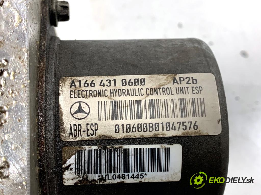 MERCEDES-BENZ GLE SUV 2018 190 kW 350 d 4-matic (166.024) 2987 Pumpa ABS A1664310600 (Pumpa ABS)