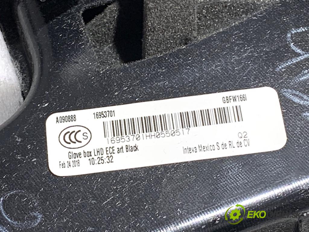 MERCEDES-BENZ GLE SUV 2018 190 kW 350 d 4-matic (166.024) 2987 Priehradka, kastlík spolujazdca  (Priehradka (kastlík))