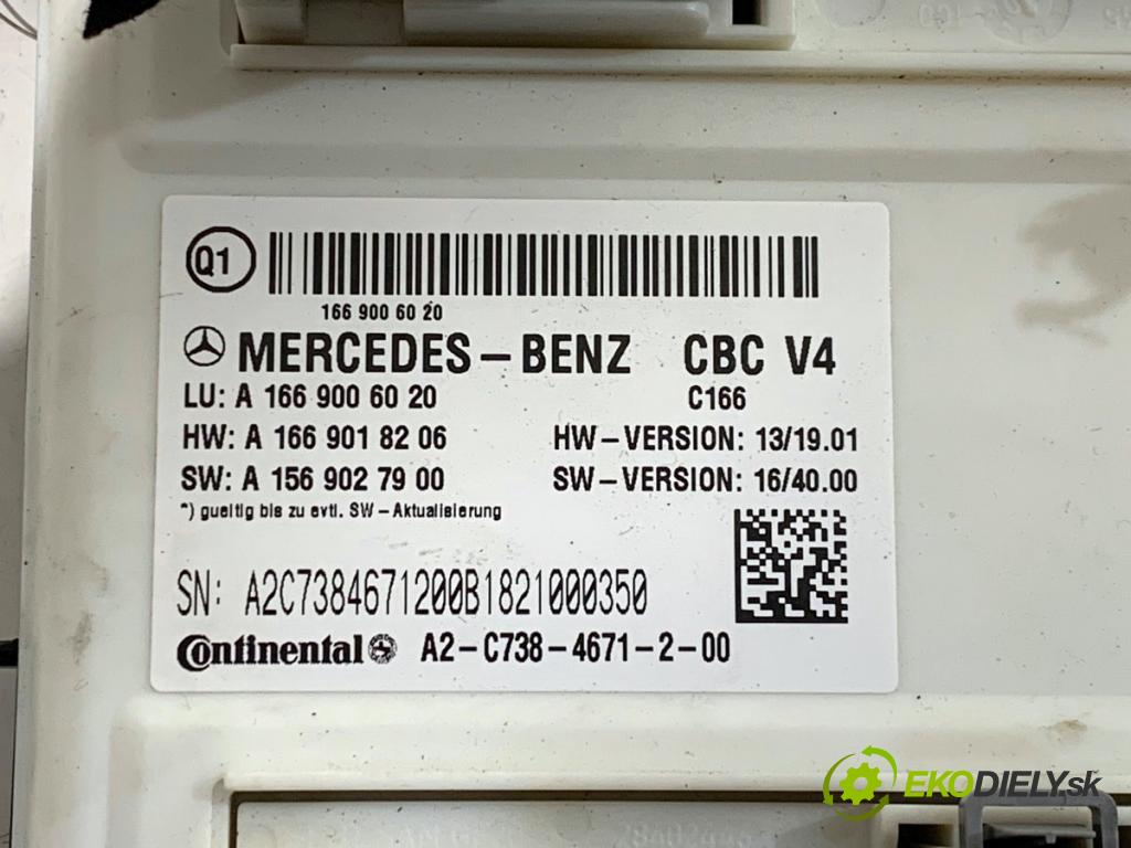 MERCEDES-BENZ GLE SUV 2018 190 kW 350 d 4-matic (166.024) 2987 Modul SAM A1669006020 (Elektrosúčasti ostatné)