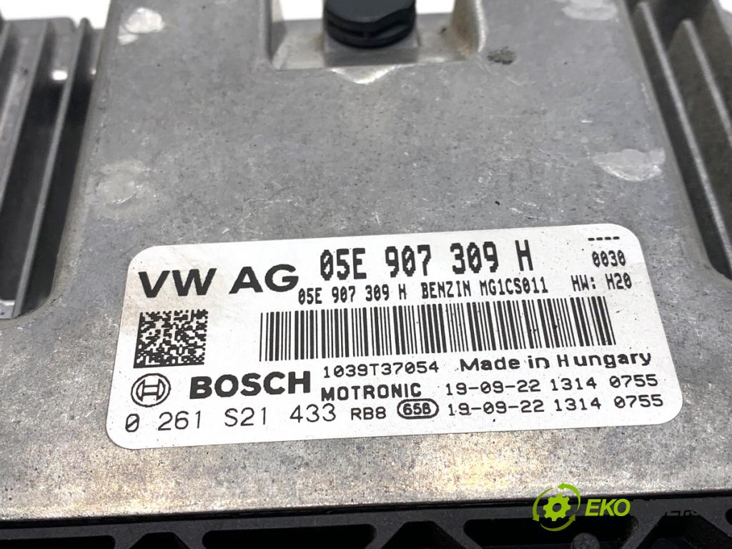 VW GOLF VII Kombi 2019 96 kW 1.5 TSI 1495 riadiaca jednotka Motor 05E907309H (Riadiaca jednotka)