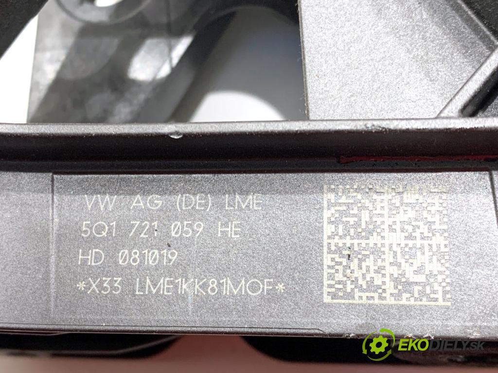 VW GOLF VII Kombi 2019 96 kW 1.5 TSI 1495 PEDÁL: manuálne 5Q1721059HE 5Q1721058DL (Potenciometer plynového pedálu)