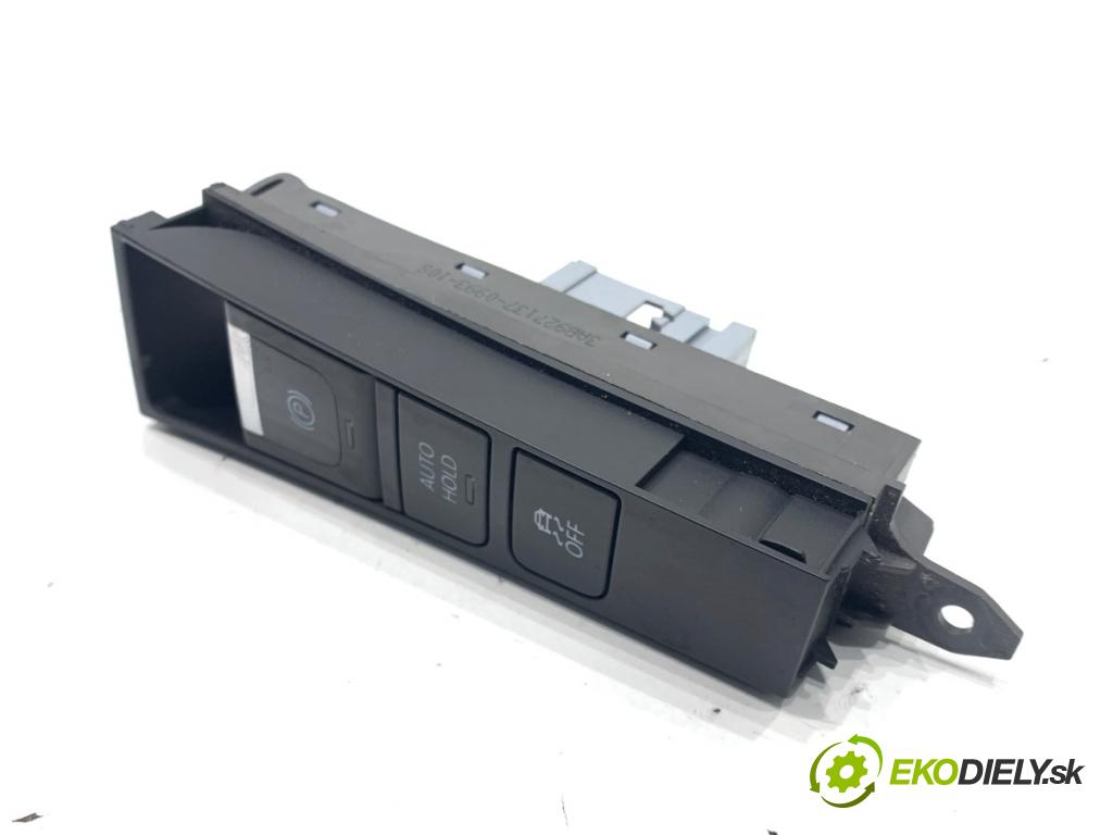 VW PASSAT B7 Kombi 2013 103 kW 2.0 TDI 1968 Spínač brzdy ručnej brzdy 3AB927137 (Prepínacie páčky pod volantom)