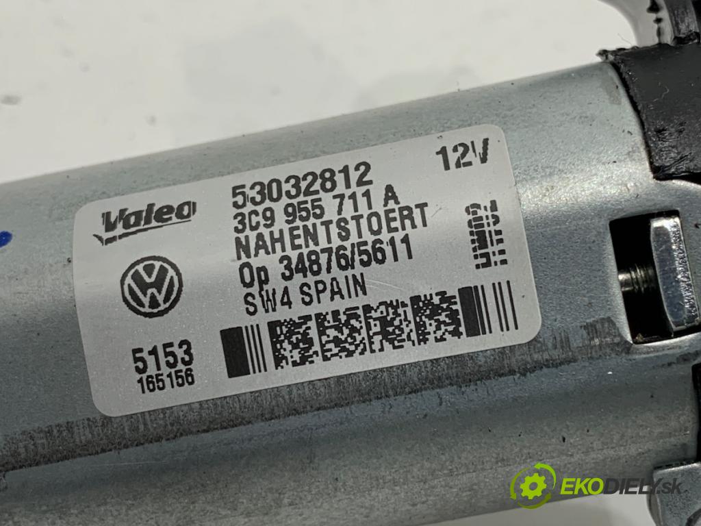VW PASSAT B7 Kombi 2013 103 kW 2.0 TDI 1968 motor stěračů zadní část 3C9955711A
