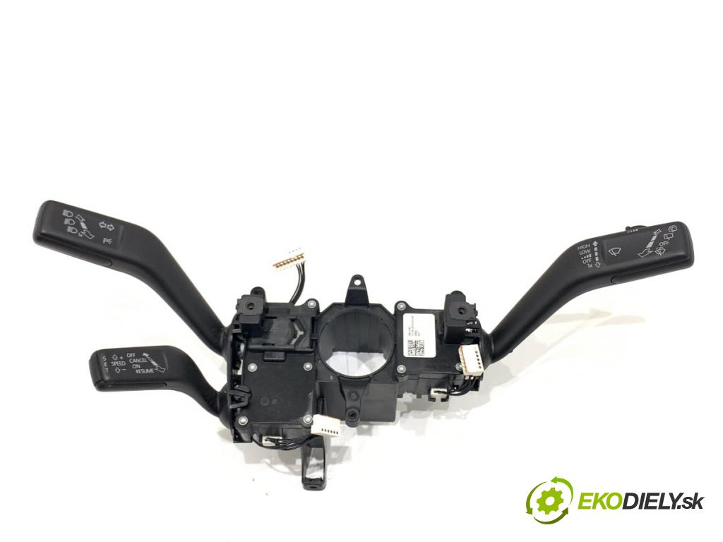 VW PASSAT B7 Kombi 2013 103 kW 2.0 TDI 1968 Prepínač kombinovaný 3C9953501BG (Prepínacie páčky pod volantom)