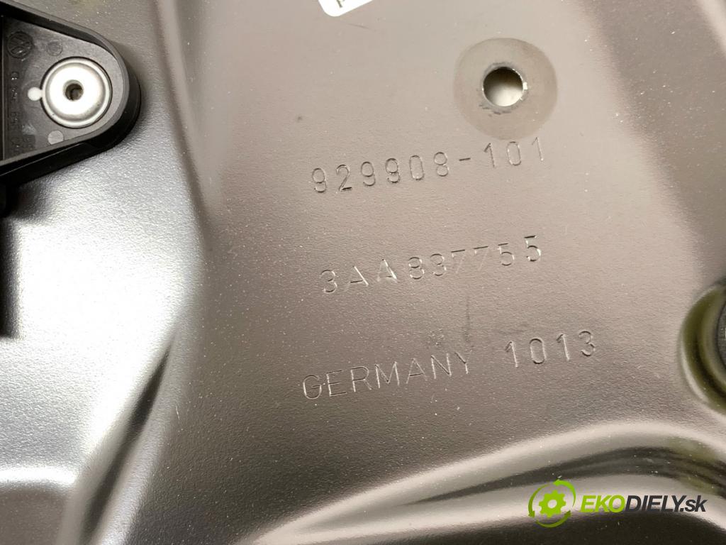 VW PASSAT B7 Kombi 2013 103 kW 2.0 TDI 1968 mechanismus okna levý přední část 3AA837755