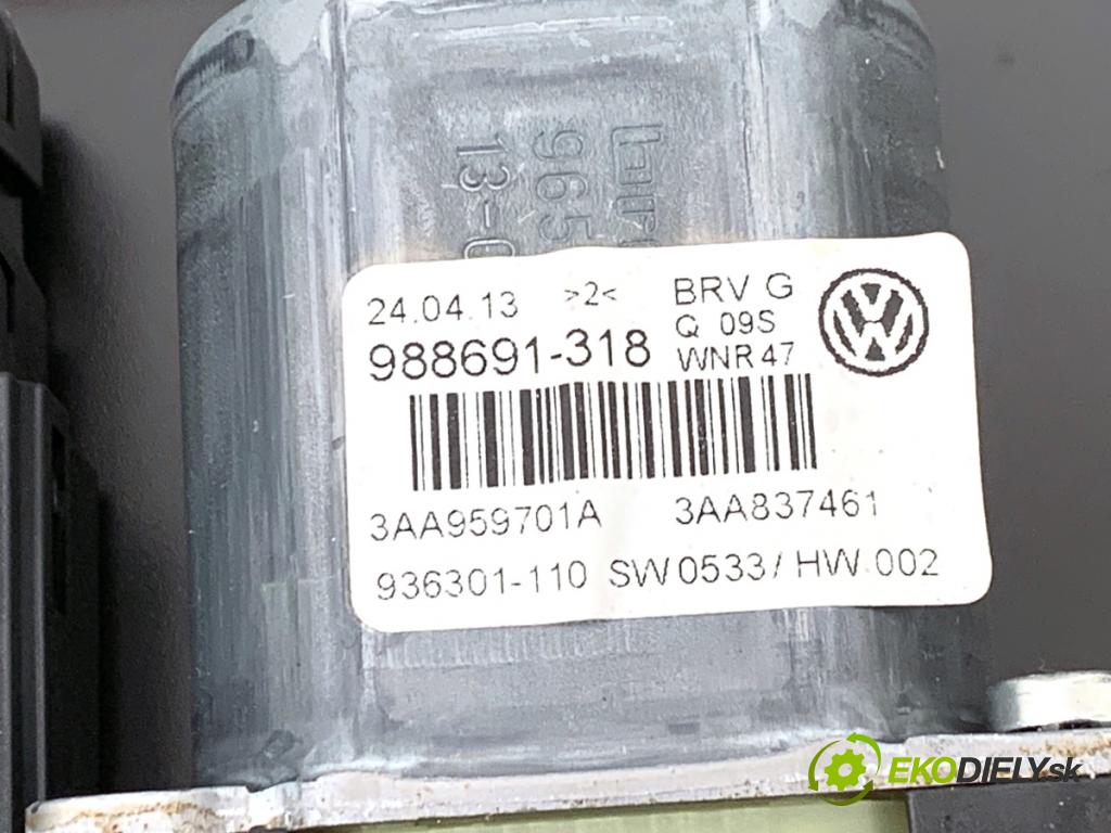 VW PASSAT B7 Kombi 2013 103 kW 2.0 TDI 1968 mechanismus okna levý přední část 3AA837755