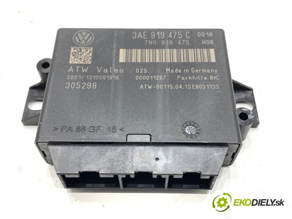 VW PASSAT B7 Kombi 2013 103 kW 2.0 TDI 1968 Modul PDC 3AE919475C (Riadiaca jednotka ostatné)