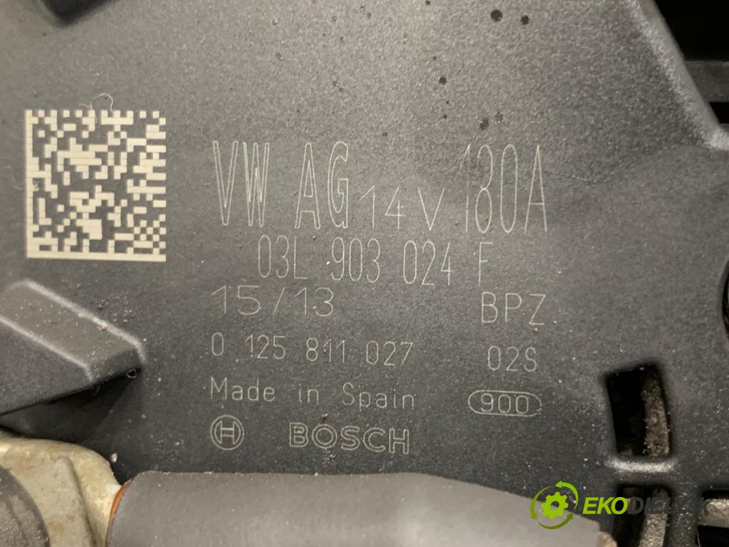 VW PASSAT B7 Kombi 2013 103 kW 2.0 TDI 1968 Alternátor 03L903024F (Alternátor)
