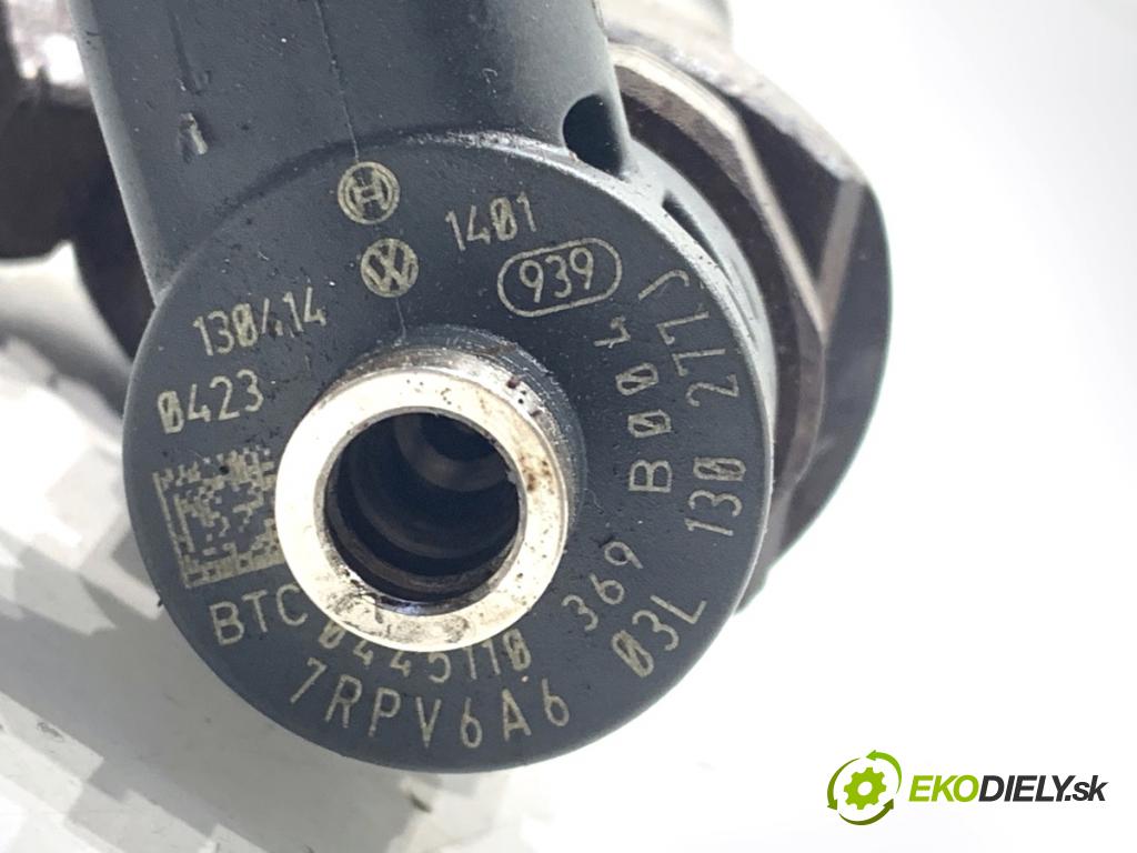 VW PASSAT B7 Kombi 2013 103 kW 2.0 TDI 1968 vstrekovač 0445110369 (Vstrekovač paliva)