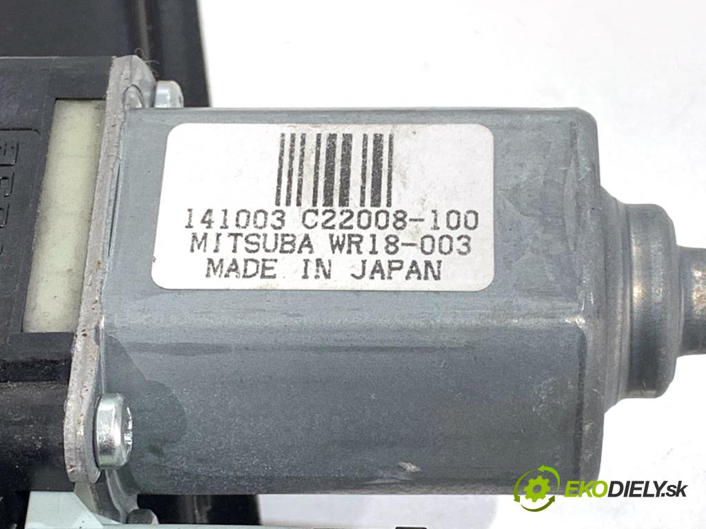 NISSAN QASHQAI J11 SUV 2015 85 kW 1.2 DIG-T 1197 Mechanizmus okna pravy predný 807004EA0D