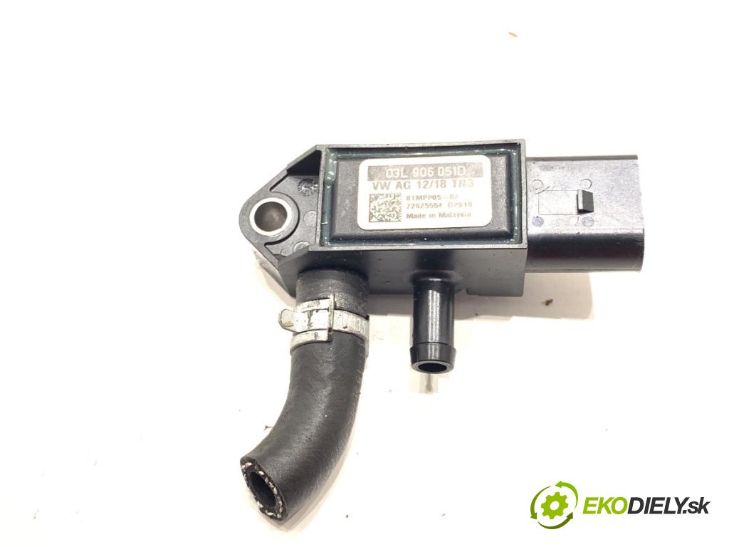 VW PASSAT B8 Kombi 2016 140 kW 2.0 TDI 1968 Snímač tlaku spalín DPF 03L906051D