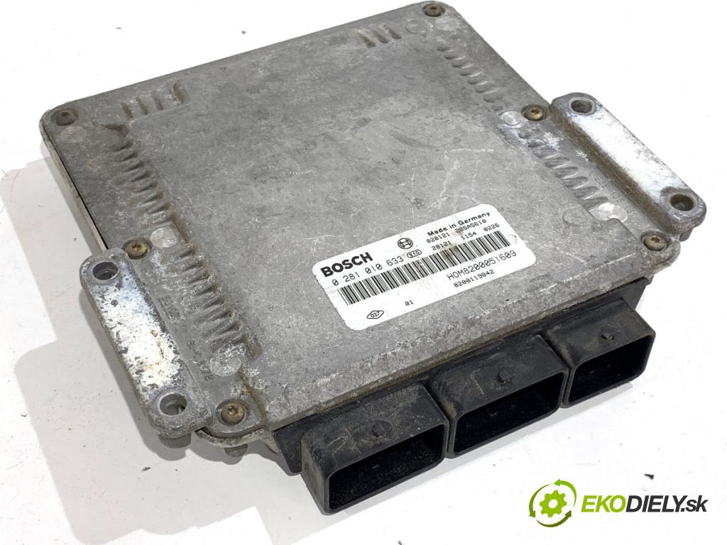 RENAULT TRAFIC II Autobus 2002 60 kW 1.9 dCI 80 (JL0B) 1870 riadiaca jednotka Motor 0281010633 (Riadiaca jednotka)