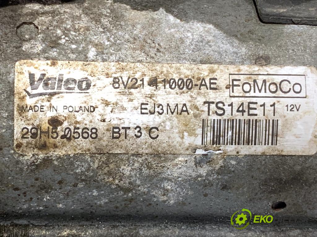 FORD FIESTA MK7 liftback 2015 70 kW 1.5 TDCi 1499 startér 8V21-11000-AE (Startér)