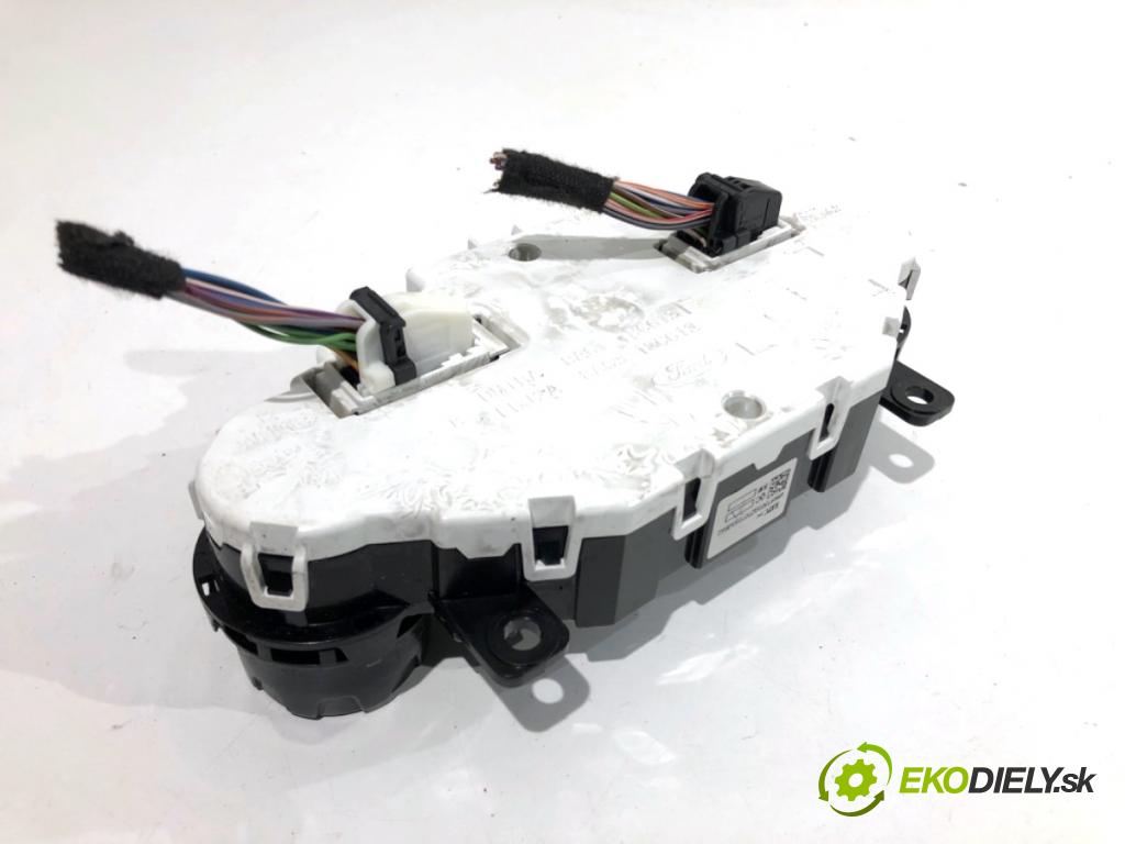 FORD FIESTA MK7 liftback 2015 70 kW 1.5 TDCi 1499 Panel ovládania kúrenia 8A6T-18C612 (Prepínacie páčky pod volantom)