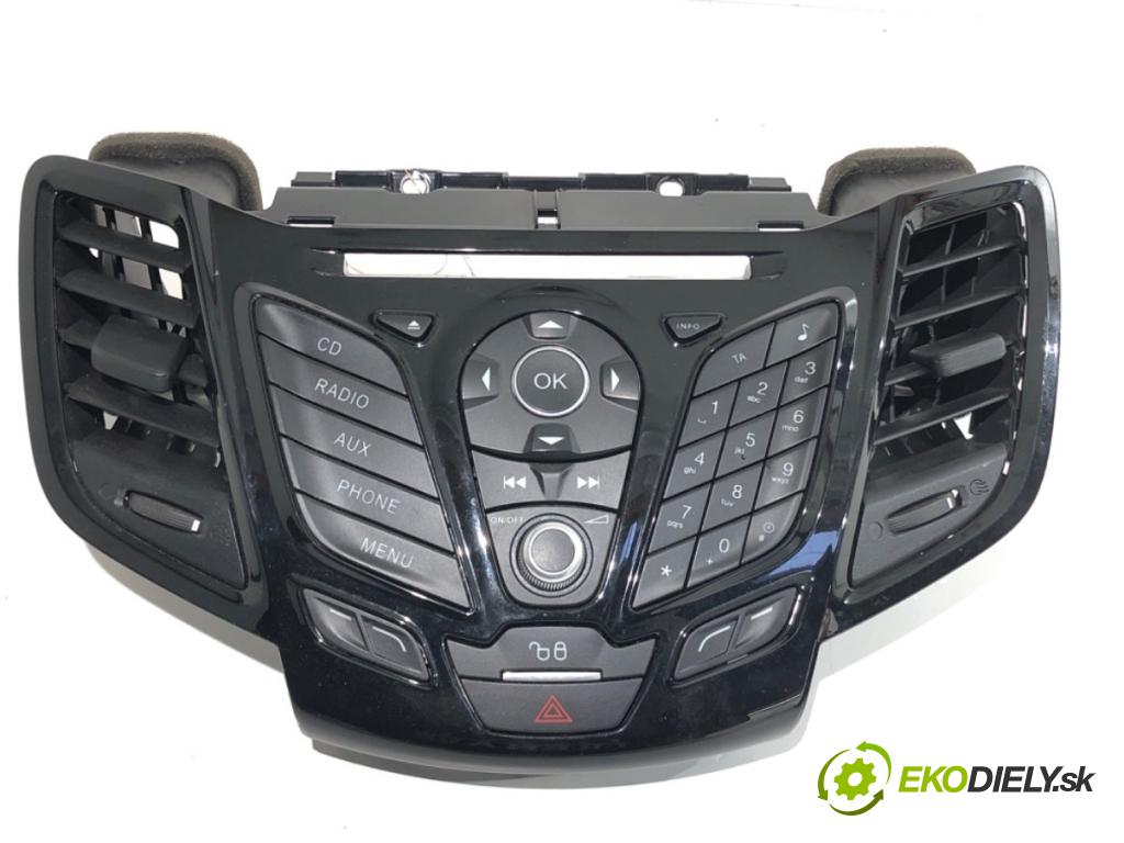 FORD FIESTA MK7 liftback 2015 70 kW 1.5 TDCi 1499 Panel ovládania radia 8A61-18A802-BK (Prepínacie páčky pod volantom)