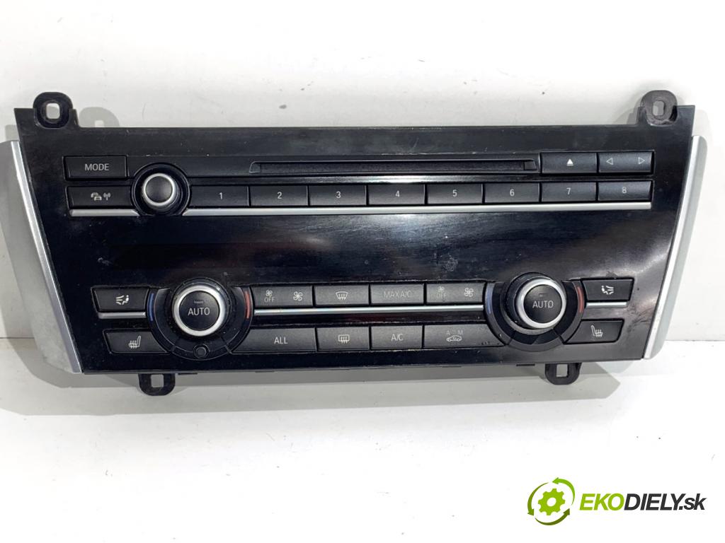 BMW F07 liftback 2013 135 kW 520 d 1995 Panel ovládania kúrenia 9306193 (Prepínacie páčky pod volantom)