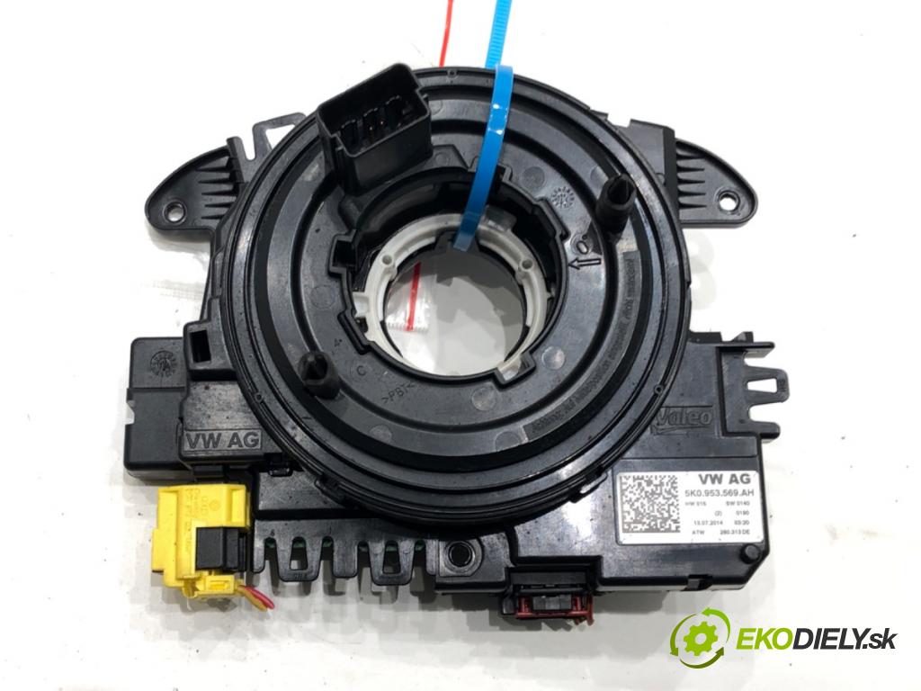 VW PASSAT B7 sedan 2015 125 kW 1.8 TSI 1798 Krúžok, slimák airbag 5K0953569AH (Airbag)