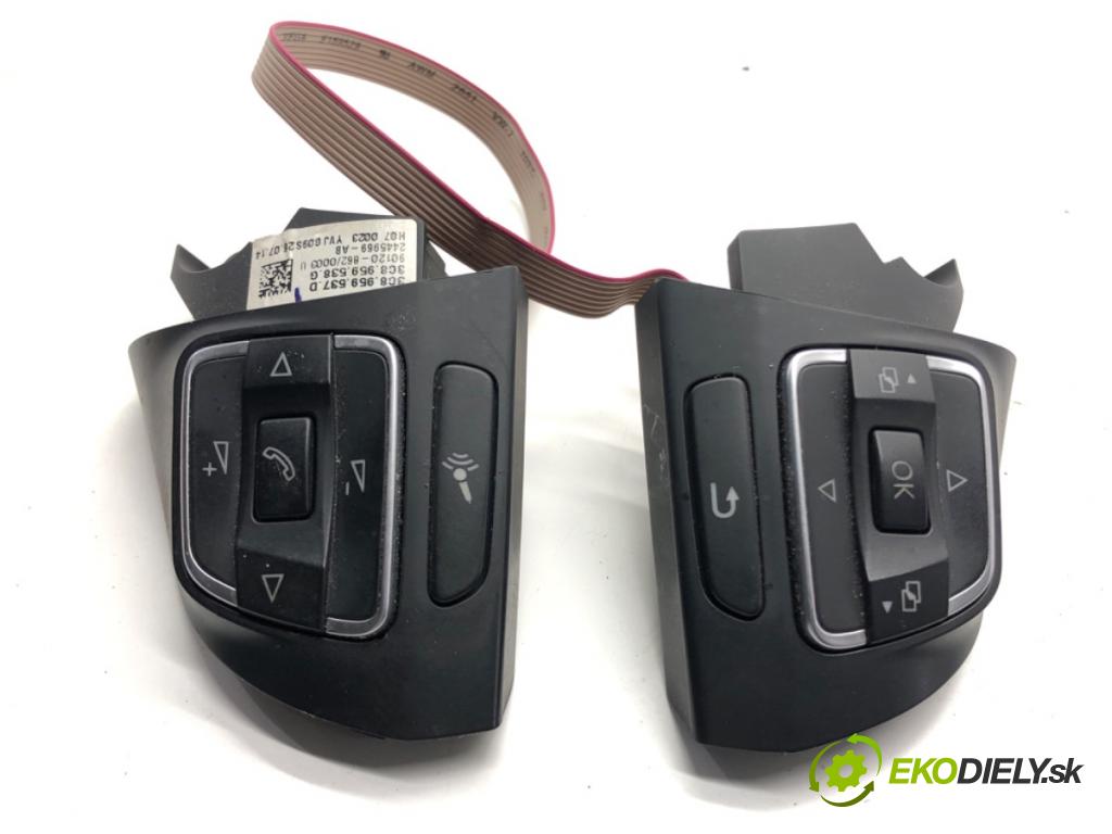 VW PASSAT B7 sedan 2015 125 kW 1.8 TSI 1798 SPÍNAČE: volantu 3C8959537D 3C8959538G