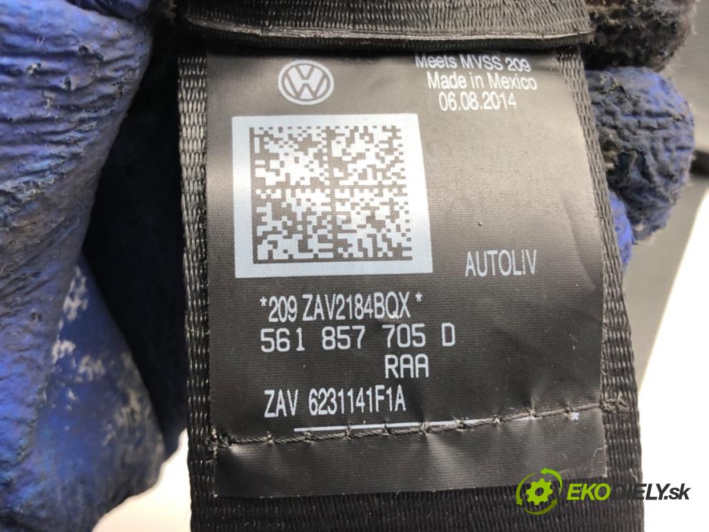 VW PASSAT B7 sedan 2015 125 kW 1.8 TSI 1798 Držiak BEZPEČNOSŤ ľavy predný 561857705D