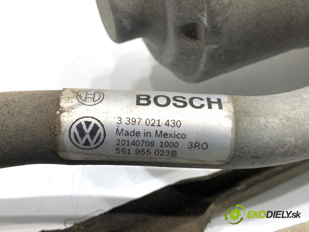 VW PASSAT B7 sedan 2015 125 kW 1.8 TSI 1798 Mechanizmus stieračov predný 561955119A (Motorček stieračov predný)