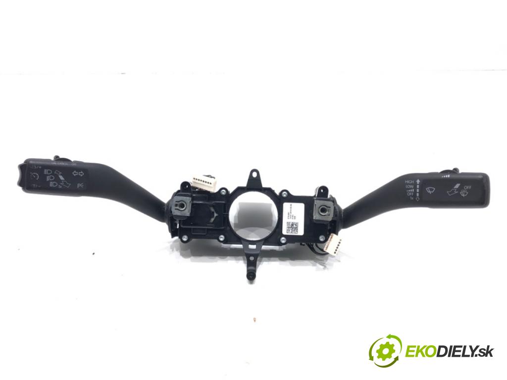 VW PASSAT B7 sedan 2015 125 kW 1.8 TSI 1798 Prepínač kombinovaný 1K5953502K 1K5953521BR (Prepínacie páčky pod volantom)