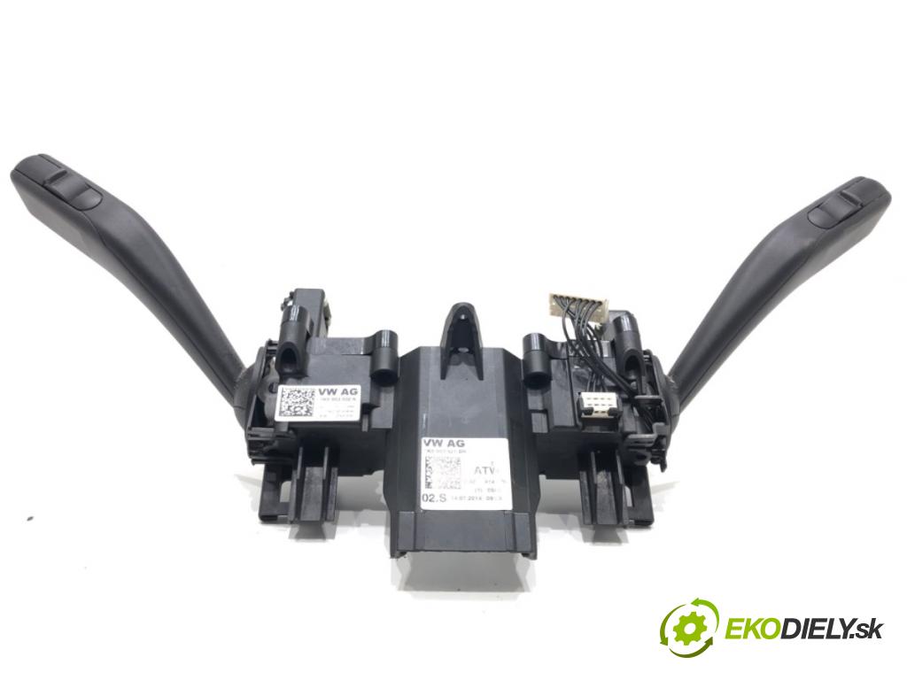 VW PASSAT B7 sedan 2015 125 kW 1.8 TSI 1798 Prepínač kombinovaný 1K5953502K 1K5953521BR (Prepínacie páčky pod volantom)