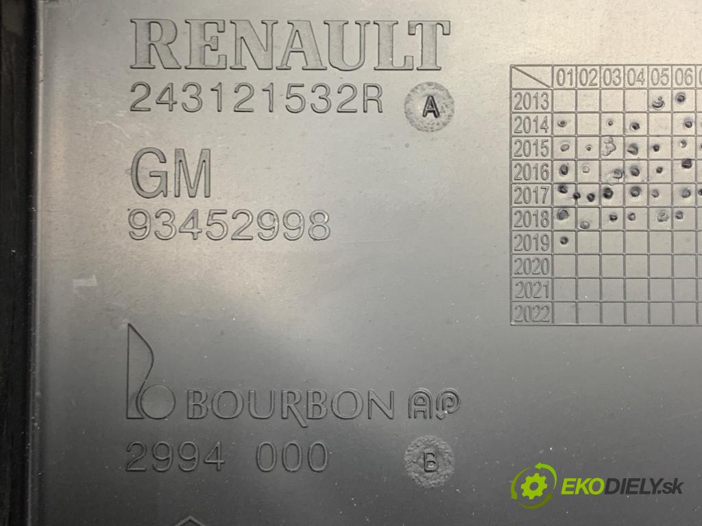 OPEL VIVARO B Autobus 2019 89 kW 1.6 CDTI (06) 1598 Skrinka poistková 93452999 (Poistková skrinka)