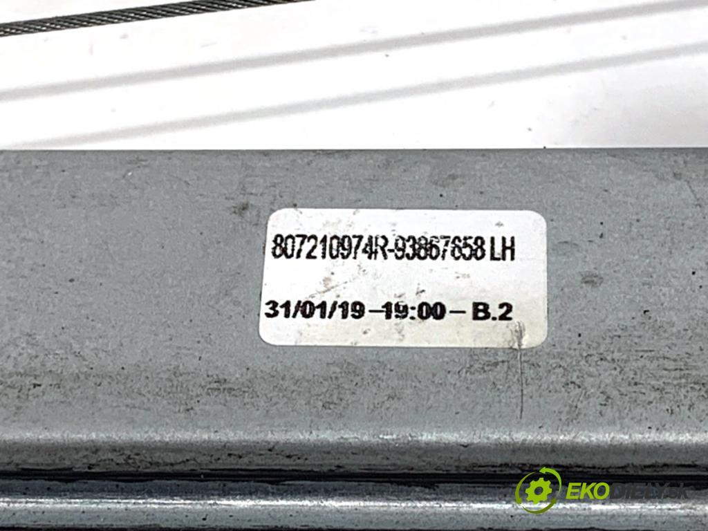 OPEL VIVARO B Autobus 2019 89 kW 1.6 CDTI (06) 1598 Mechanizmus okna ľavy predný 807210974R