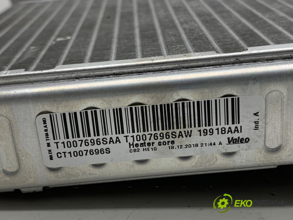 OPEL VIVARO B Autobus 2019 89 kW 1.6 CDTI (06) 1598 topné těleso radiátor topení T1007696SAA (Radiátor topení)