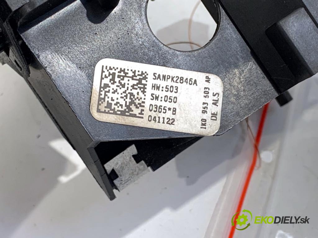 VW GOLF V liftback 2004 77 kW 1.9 TDI 1896 přepínač kombinovaný 1K0953503AP (Páčky pod volantem)