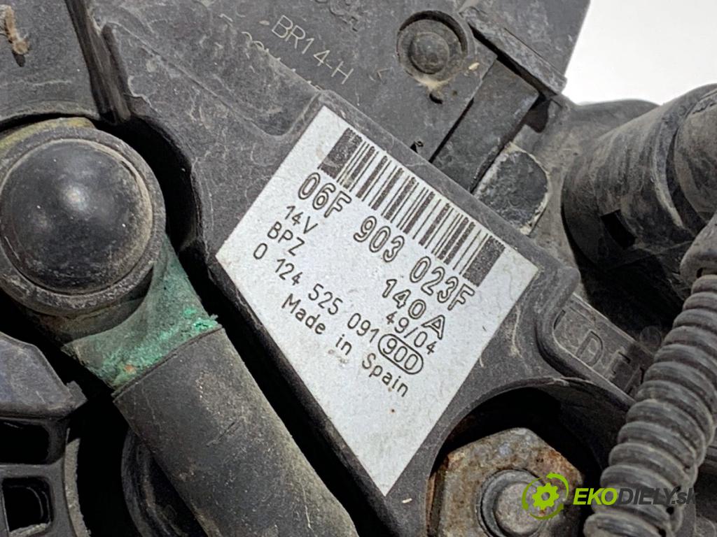 VW GOLF V liftback 2004 77 kW 1.9 TDI 1896 Alternátor 06F903023F (Alternátor)