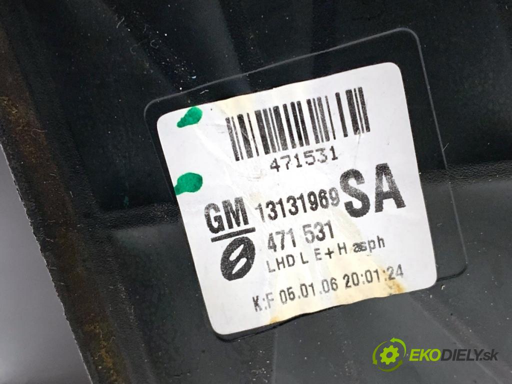 OPEL ZAFIRA B nadwozie wielkoprzestrzenne (MPV) 2006 88 kW 1.9 CDTI (M75) 1910 Spätné zrkadlo ľavy 13131969SA
