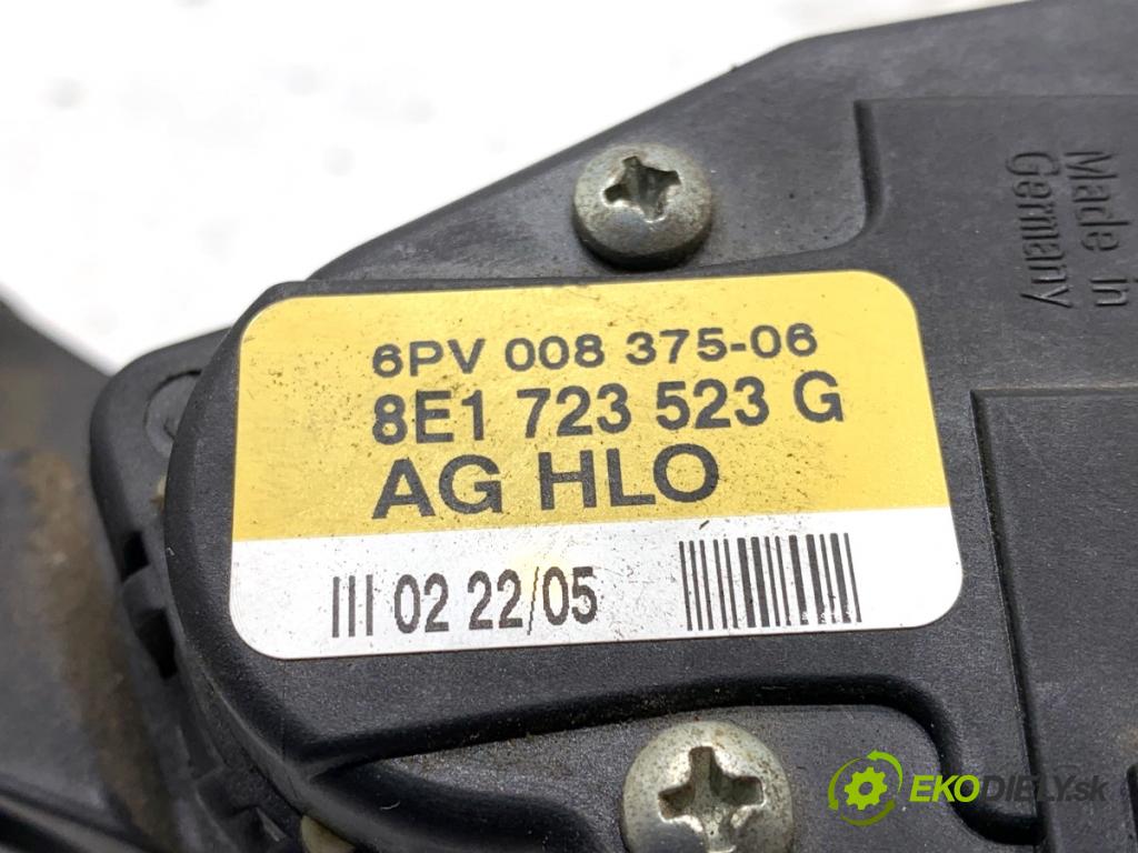AUDI A4 B7 Kombi 2005 103 kW 2.0 TDI 1968 potenciometr plynového pedálu 8E1723523G (Potenciometr plynového pedálu)