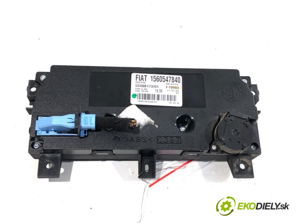 ALFA ROMEO 159 sedan 2006 110 kW 1.9 JTDM 16V (939AXC1B, 939AXC12) 1910 Panel ovládania kúrenia 1560547840 (Prepínacie páčky pod volantom)