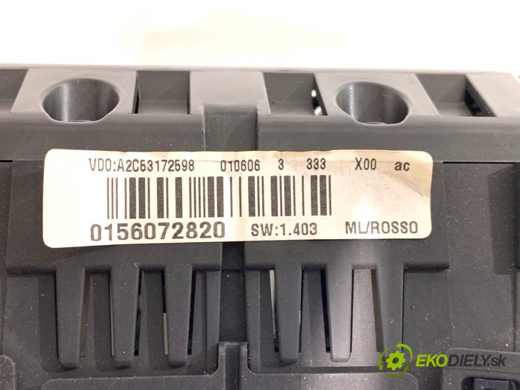 ALFA ROMEO 159 sedan 2006 110 kW 1.9 JTDM 16V (939AXC1B, 939AXC12) 1910 Prístrojovka 56072820 (Prístrojová doska)