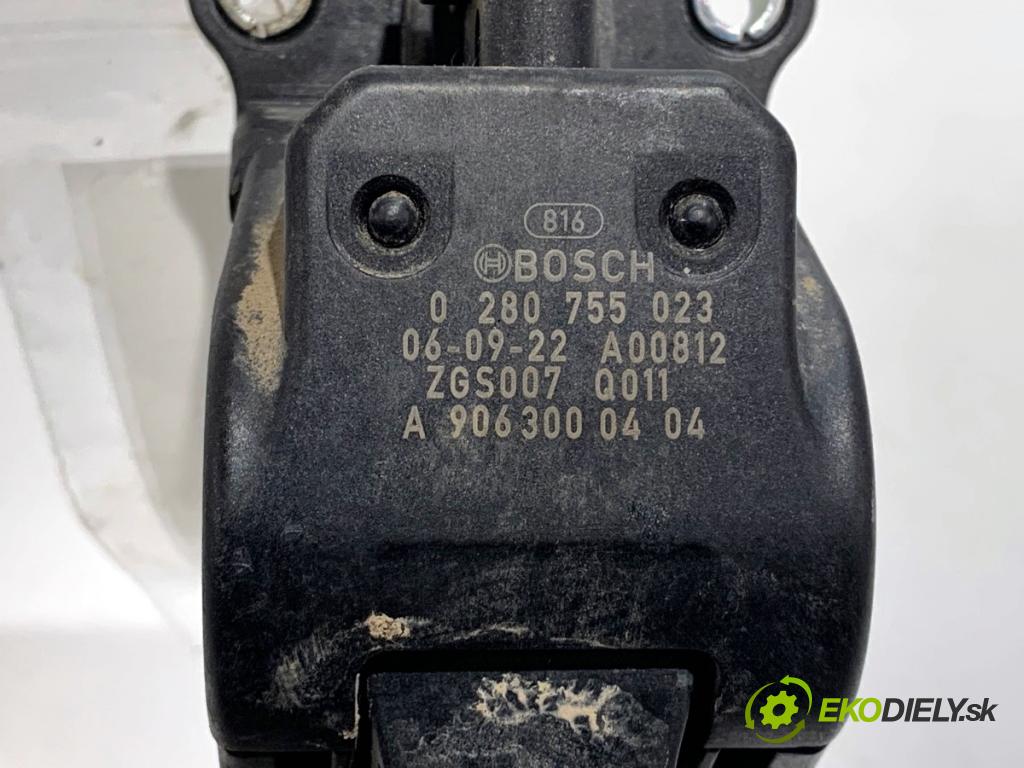 MERCEDES-BENZ W639 Autobus 2006 80 kW 111 CDI (639.701, 639.703, 639.705) 2148 Potenciometer plynu 0280755023 (Potenciometer plynového pedálu)