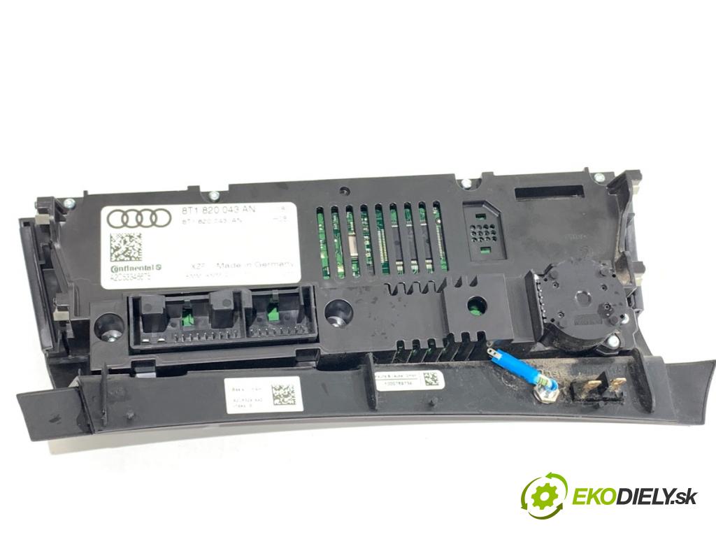 AUDI Q5 8R SUV 2010 125 kW 2.0 TDI quattro 1968 Panel ovládania kúrenia 8T1820043AN (Prepínacie páčky pod volantom)