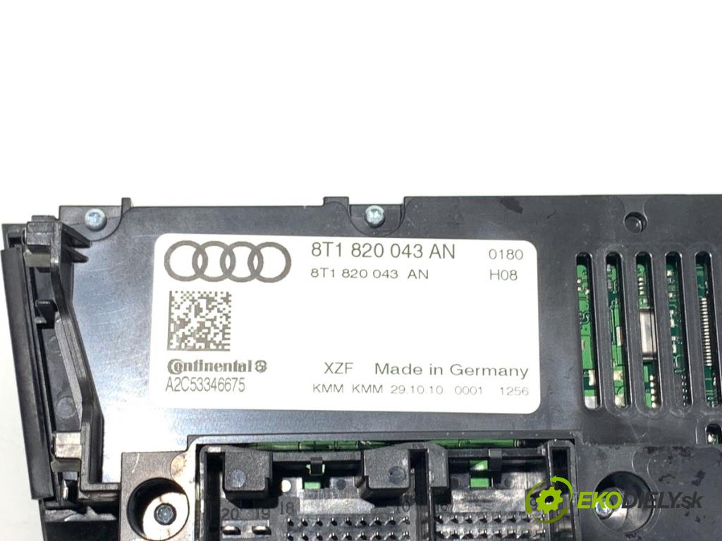 AUDI Q5 8R SUV 2010 125 kW 2.0 TDI quattro 1968 Panel ovládania kúrenia 8T1820043AN (Prepínacie páčky pod volantom)