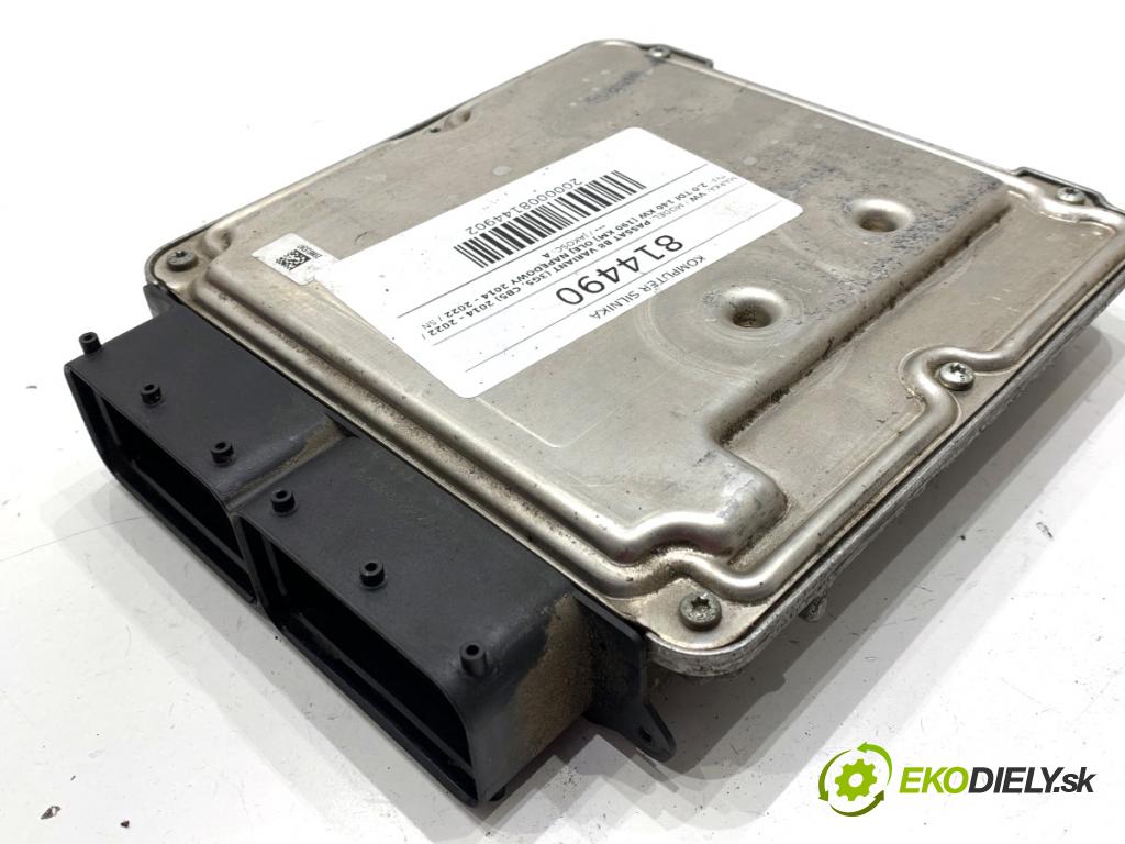 VW PASSAT B8 Kombi 2016 140 kW 2.0 TDI 1968 riadiaca jednotka Motor 04L907309M (Riadiaca jednotka)