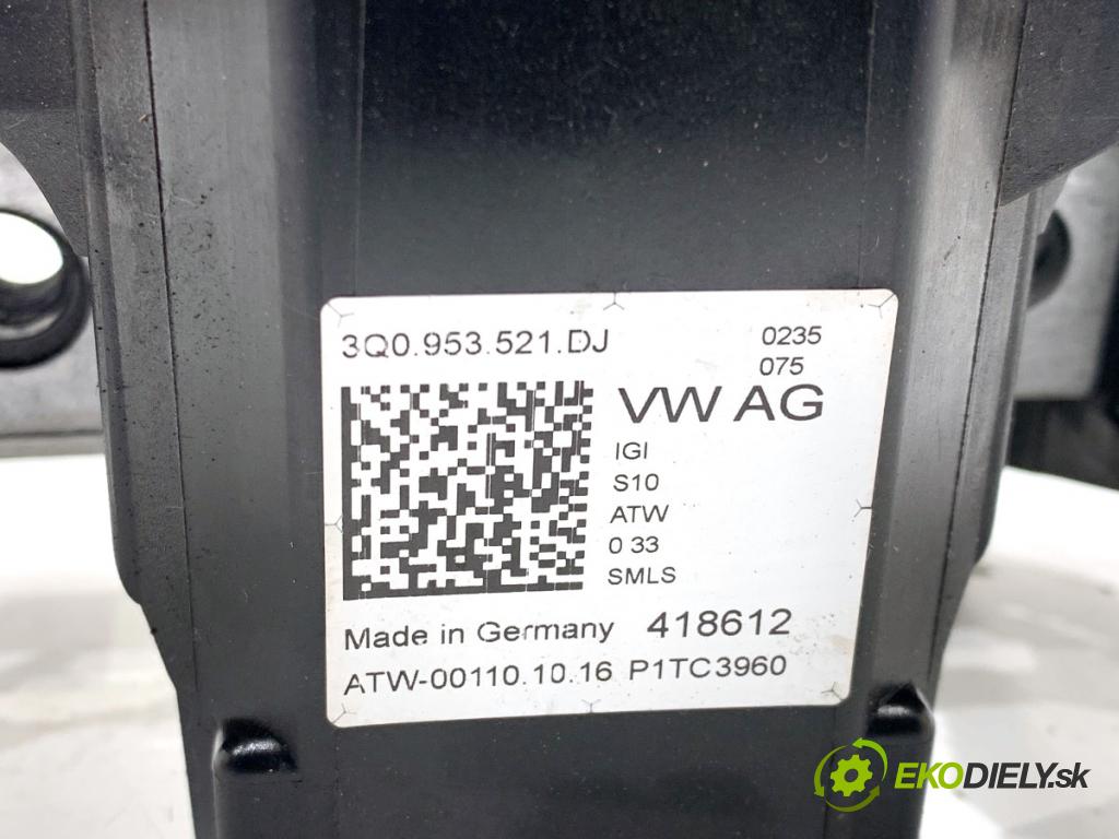 VW PASSAT B8 Kombi 2016 140 kW 2.0 TDI 1968 Prepínač kombinovaný 5Q0953502M (Prepínacie páčky pod volantom)