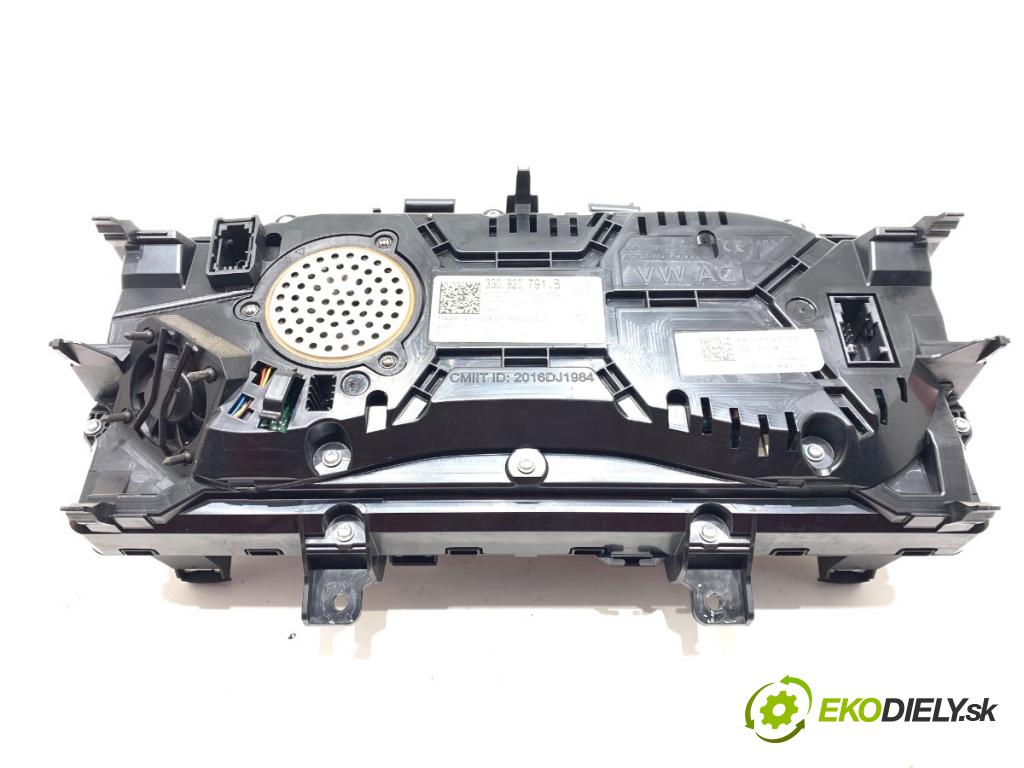 VW PASSAT B8 Kombi 2016 140 kW 2.0 TDI 1968 Prístrojovka 3G0920791B (Prístrojová doska)